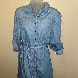 NY&C Denim Longsleeve Dress
